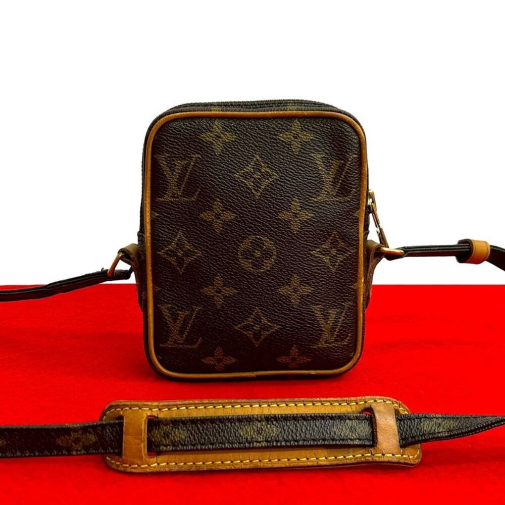 Louis Vuitton Mini Danube Monogram Leather Shoulder Bag